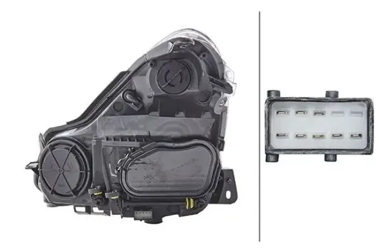 Hauptscheinwerfer 12 V rechts HELLA 1EG 354 534-021 Bild Hauptscheinwerfer 12 V rechts HELLA 1EG 354 534-021