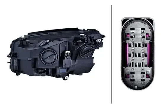 Hauptscheinwerfer 12 V rechts HELLA 1EG 354 877-021 Bild Hauptscheinwerfer 12 V rechts HELLA 1EG 354 877-021