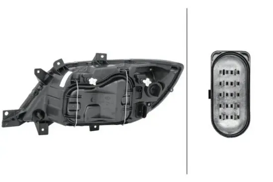 Hauptscheinwerfer 12 V rechts HELLA 1EH 008 010-021 Bild Hauptscheinwerfer 12 V rechts HELLA 1EH 008 010-021