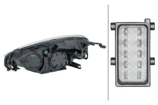 Hauptscheinwerfer 12 V rechts HELLA 1EH 354 811-021 Bild Hauptscheinwerfer 12 V rechts HELLA 1EH 354 811-021