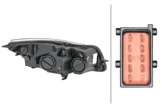 Hauptscheinwerfer 12 V links HELLA 1EJ 009 630-311 Bild Hauptscheinwerfer 12 V links HELLA 1EJ 009 630-311
