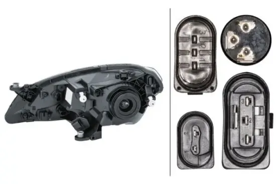 Hauptscheinwerfer 12 V rechts HELLA 1EJ 010 671-021 Bild Hauptscheinwerfer 12 V rechts HELLA 1EJ 010 671-021