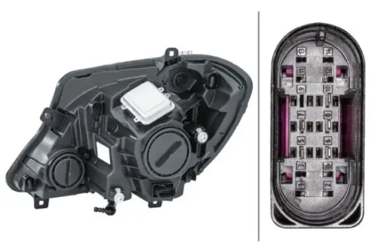Hauptscheinwerfer 12 V rechts HELLA 1EJ 011 030-321 Bild Hauptscheinwerfer 12 V rechts HELLA 1EJ 011 030-321