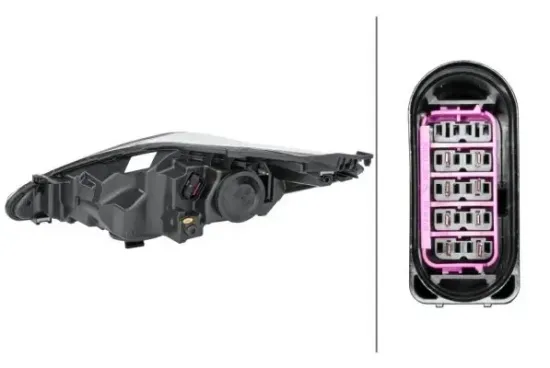 Hauptscheinwerfer 12 V rechts HELLA 1EJ 247 045-321 Bild Hauptscheinwerfer 12 V rechts HELLA 1EJ 247 045-321