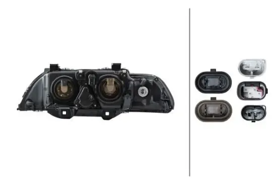 Hauptscheinwerfer 12 V rechts HELLA 1EL 008 053-521 Bild Hauptscheinwerfer 12 V rechts HELLA 1EL 008 053-521