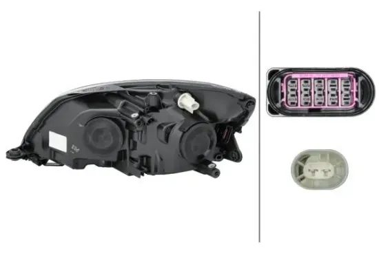 Hauptscheinwerfer rechts HELLA 1EL 010 417-501 Bild Hauptscheinwerfer rechts HELLA 1EL 010 417-501
