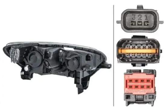 Hauptscheinwerfer links HELLA 1EL 011 770-851 Bild Hauptscheinwerfer links HELLA 1EL 011 770-851