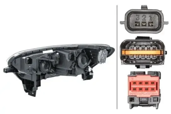 Hauptscheinwerfer rechts HELLA 1EL 011 770-861 Bild Hauptscheinwerfer rechts HELLA 1EL 011 770-861