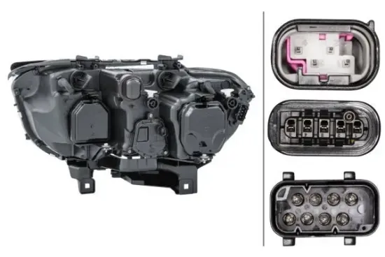 Hauptscheinwerfer 12 V rechts HELLA 1EL 158 076-011 Bild Hauptscheinwerfer 12 V rechts HELLA 1EL 158 076-011