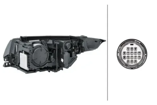 Hauptscheinwerfer 12 V rechts HELLA 1EL 354 806-021 Bild Hauptscheinwerfer 12 V rechts HELLA 1EL 354 806-021