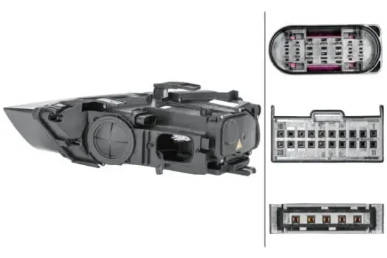 Hauptscheinwerfer 12 V rechts HELLA 1EL 354 840-021 Bild Hauptscheinwerfer 12 V rechts HELLA 1EL 354 840-021