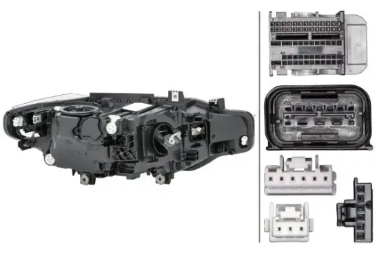 Hauptscheinwerfer 12 V links HELLA 1EX 012 102-911 Bild Hauptscheinwerfer 12 V links HELLA 1EX 012 102-911