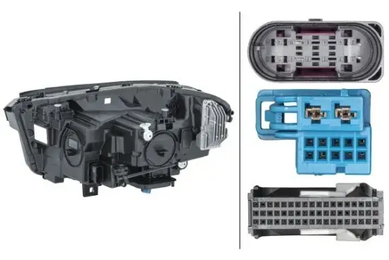 Hauptscheinwerfer 12 V rechts HELLA 1EX 013 074-761 Bild Hauptscheinwerfer 12 V rechts HELLA 1EX 013 074-761