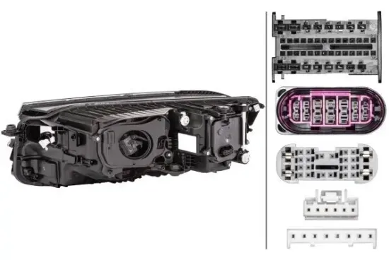 Hauptscheinwerfer 12 V rechts HELLA 1EX 013 143-281 Bild Hauptscheinwerfer 12 V rechts HELLA 1EX 013 143-281