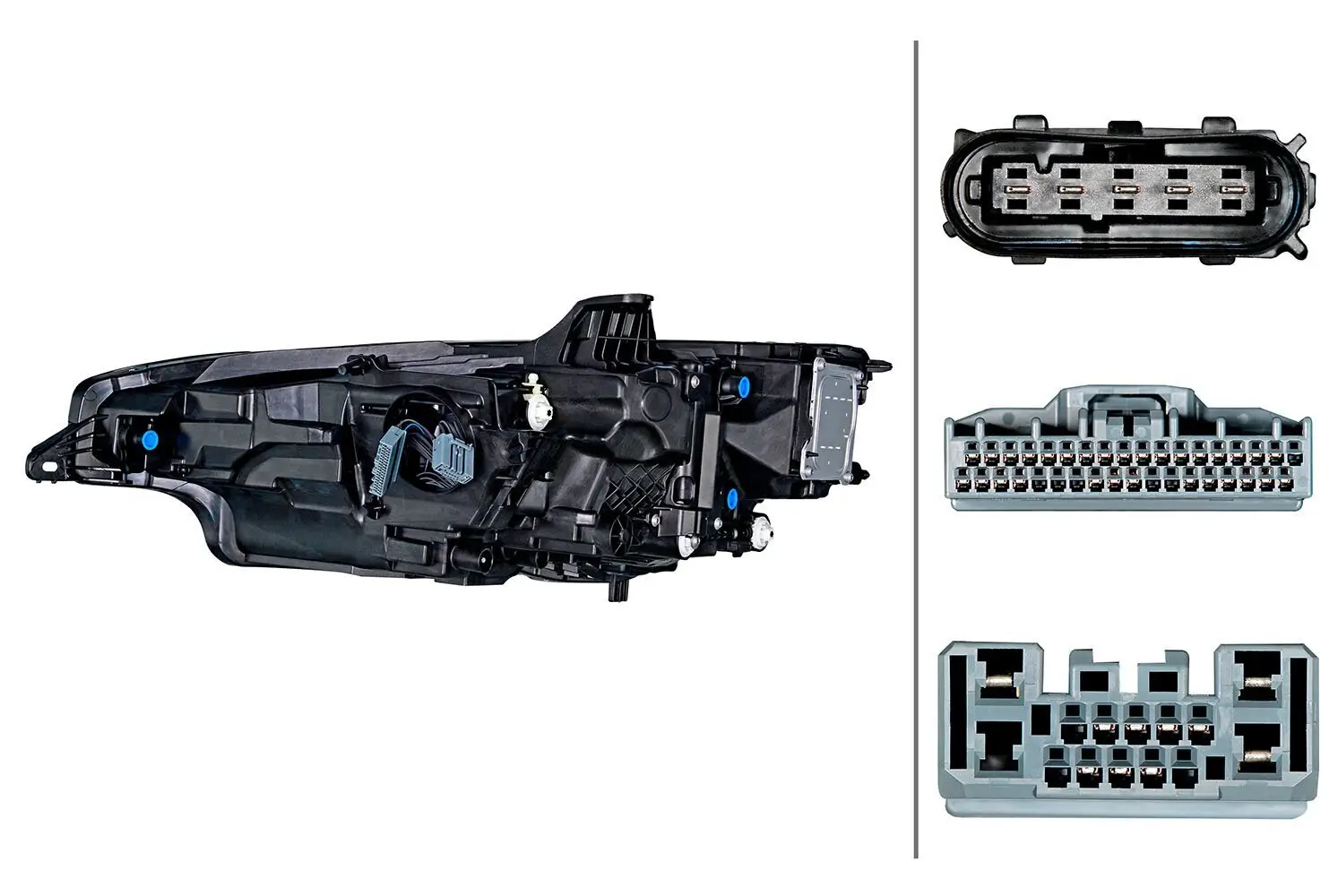 Hauptscheinwerfer 12 V rechts HELLA 1EX 013 508-921