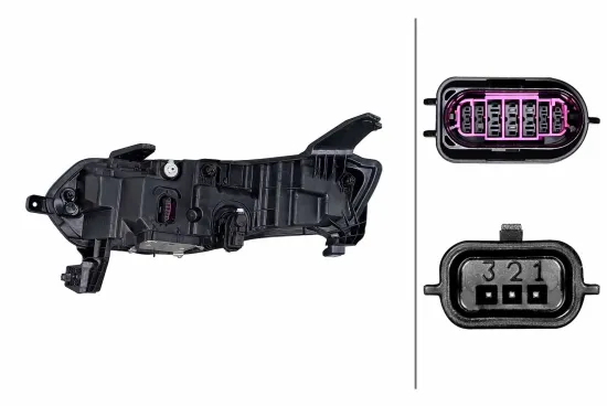 Hauptscheinwerfer 12 V rechts HELLA 1EX 015 142-821 Bild Hauptscheinwerfer 12 V rechts HELLA 1EX 015 142-821