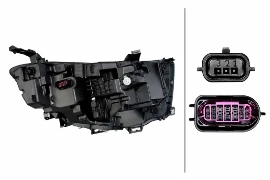 Hauptscheinwerfer 12 V links HELLA 1EX 015 151-611 Bild Hauptscheinwerfer 12 V links HELLA 1EX 015 151-611
