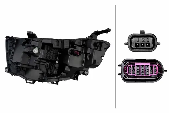 Hauptscheinwerfer 12 V rechts HELLA 1EX 015 152-621 Bild Hauptscheinwerfer 12 V rechts HELLA 1EX 015 152-621