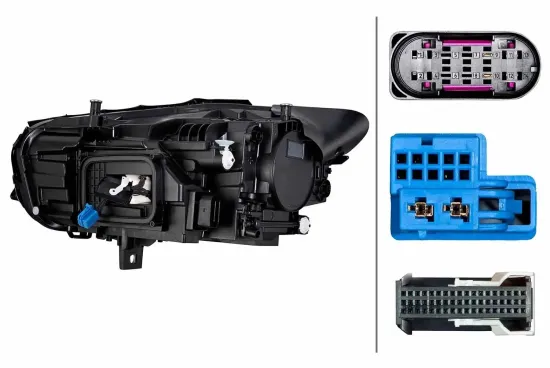 Hauptscheinwerfer 12 V rechts HELLA 1EX 015 315-521 Bild Hauptscheinwerfer 12 V rechts HELLA 1EX 015 315-521