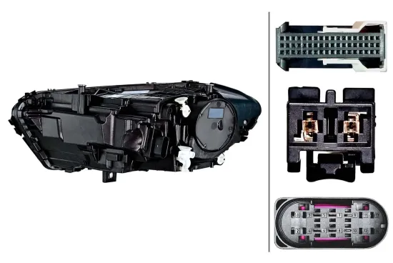 Hauptscheinwerfer 12 V rechts HELLA 1EX 015 390-521 Bild Hauptscheinwerfer 12 V rechts HELLA 1EX 015 390-521