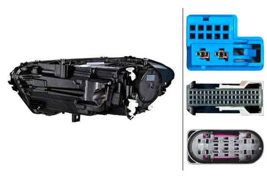 Hauptscheinwerfer 12 V rechts HELLA 1EX 015 390-721 Bild Hauptscheinwerfer 12 V rechts HELLA 1EX 015 390-721