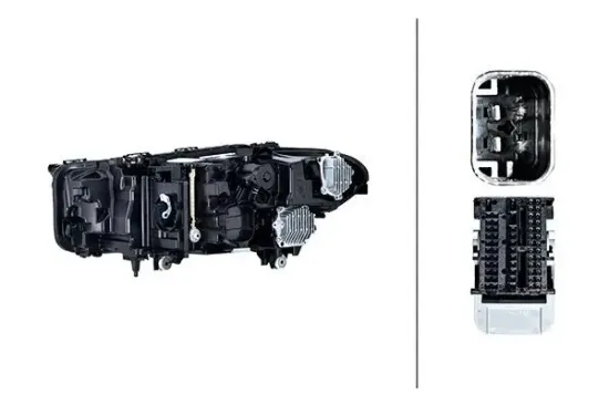 Hauptscheinwerfer 12 V rechts HELLA 1EX 015 449-521 Bild Hauptscheinwerfer 12 V rechts HELLA 1EX 015 449-521