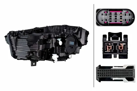 Hauptscheinwerfer 12 V rechts HELLA 1EX 015 568-121 Bild Hauptscheinwerfer 12 V rechts HELLA 1EX 015 568-121