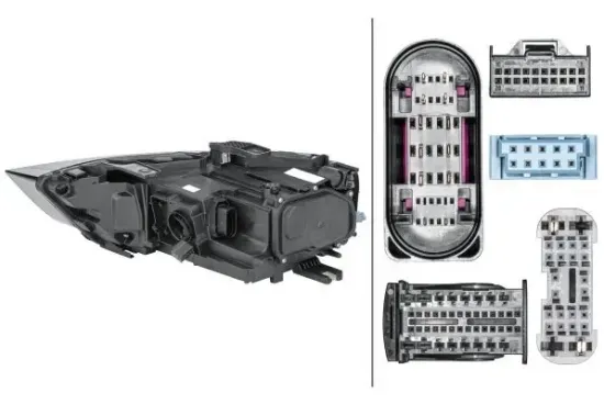 Hauptscheinwerfer 12 V rechts HELLA 1EX 354 840-081 Bild Hauptscheinwerfer 12 V rechts HELLA 1EX 354 840-081