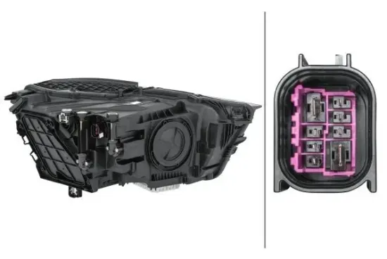 Hauptscheinwerfer 12 V links HELLA 1EX 354 870-051 Bild Hauptscheinwerfer 12 V links HELLA 1EX 354 870-051