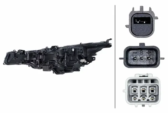Hauptscheinwerfer 12 V rechts HELLA 1EX 354 886-021 Bild Hauptscheinwerfer 12 V rechts HELLA 1EX 354 886-021
