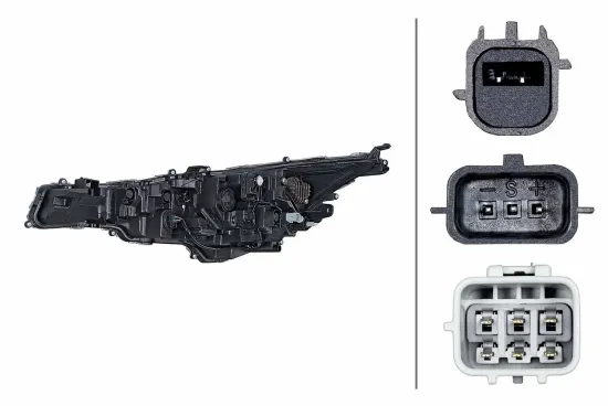 Hauptscheinwerfer 12 V rechts HELLA 1EX 354 886-041 Bild Hauptscheinwerfer 12 V rechts HELLA 1EX 354 886-041