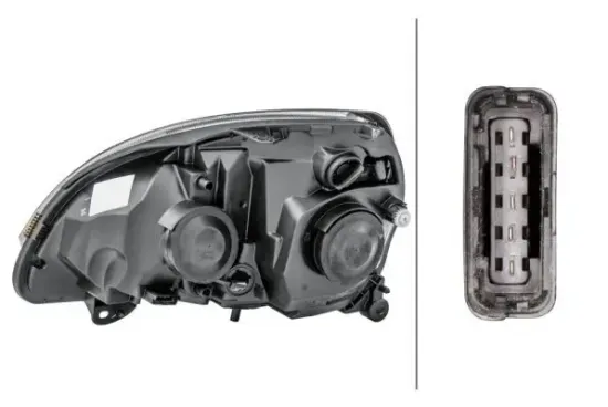 Hauptscheinwerfer 12 V rechts HELLA 1LB 008 461-761 Bild Hauptscheinwerfer 12 V rechts HELLA 1LB 008 461-761