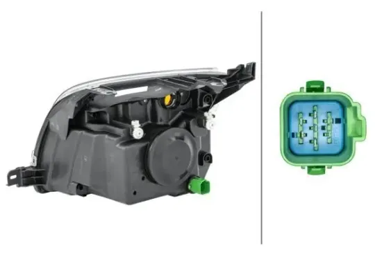 Hauptscheinwerfer 12 V rechts HELLA 1LD 247 026-281 Bild Hauptscheinwerfer 12 V rechts HELLA 1LD 247 026-281
