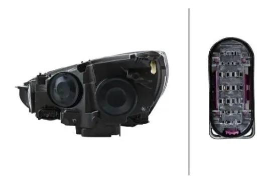 Hauptscheinwerfer rechts HELLA 1LE 354 827-101 Bild Hauptscheinwerfer rechts HELLA 1LE 354 827-101