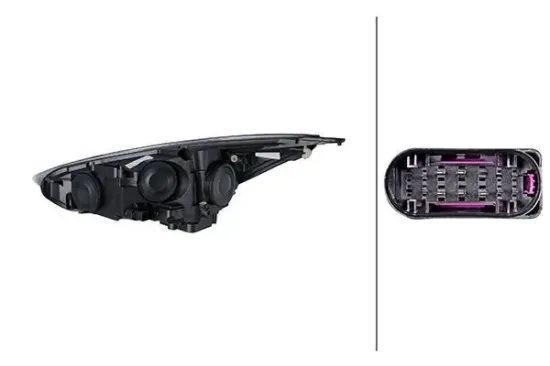 Hauptscheinwerfer 12 V rechts HELLA 1LE 354 827-181 Bild Hauptscheinwerfer 12 V rechts HELLA 1LE 354 827-181