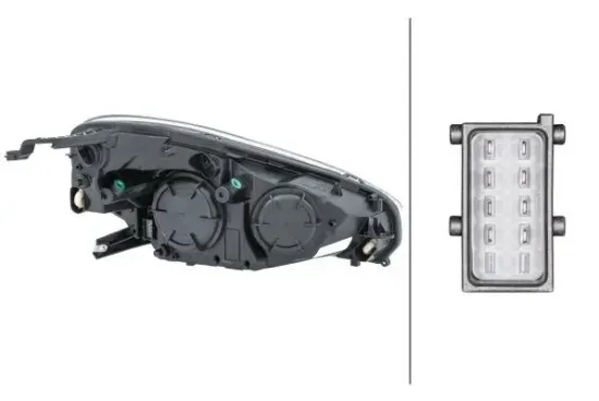 Hauptscheinwerfer 12 V links HELLA 1LH 354 811-031 Bild Hauptscheinwerfer 12 V links HELLA 1LH 354 811-031