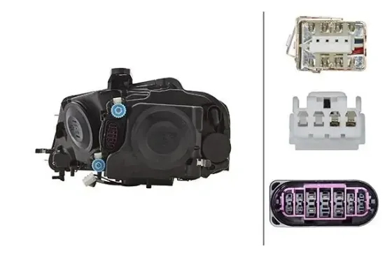 Hauptscheinwerfer 12 V rechts HELLA 1LL 009 648-421 Bild Hauptscheinwerfer 12 V rechts HELLA 1LL 009 648-421