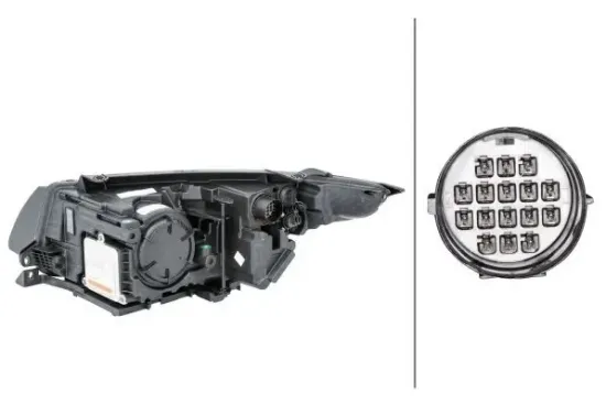 Hauptscheinwerfer 12 V rechts HELLA 1LL 354 806-081 Bild Hauptscheinwerfer 12 V rechts HELLA 1LL 354 806-081