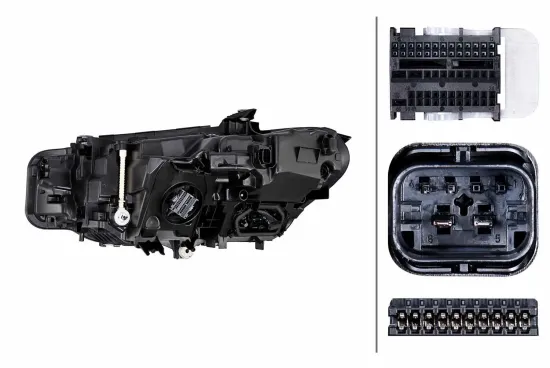 Hauptscheinwerfer 12 V rechts HELLA 1LX 016 809-741 Bild Hauptscheinwerfer 12 V rechts HELLA 1LX 016 809-741