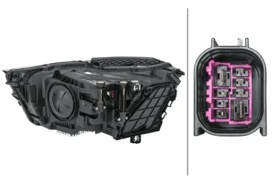 Hauptscheinwerfer 12 V rechts HELLA 1LX 354 870-041 Bild Hauptscheinwerfer 12 V rechts HELLA 1LX 354 870-041