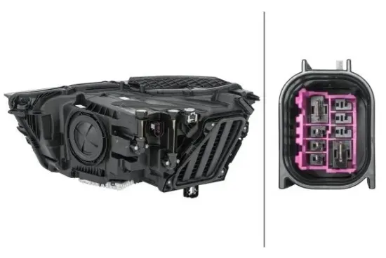 Hauptscheinwerfer 12 V rechts HELLA 1LX 354 870-161 Bild Hauptscheinwerfer 12 V rechts HELLA 1LX 354 870-161