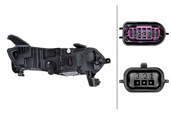 Hauptscheinwerfer 12 V links HELLA 1ZX 015 143-811 Bild Hauptscheinwerfer 12 V links HELLA 1ZX 015 143-811
