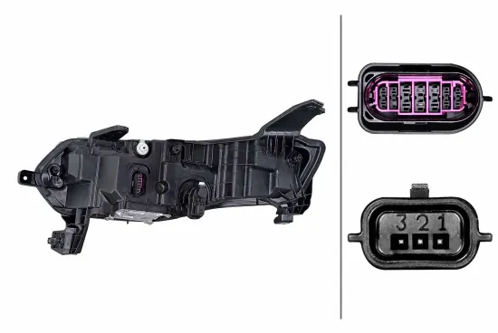 Hauptscheinwerfer 12 V rechts HELLA 1ZX 015 143-821 Bild Hauptscheinwerfer 12 V rechts HELLA 1ZX 015 143-821