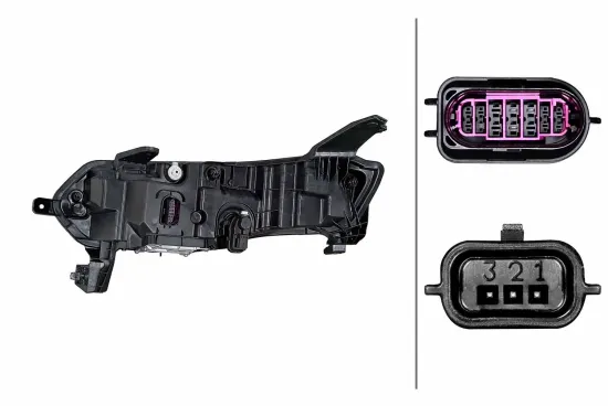 Hauptscheinwerfer 12 V rechts HELLA 1ZX 015 143-841 Bild Hauptscheinwerfer 12 V rechts HELLA 1ZX 015 143-841