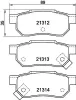 Bremsbelagsatz, Scheibenbremse HELLA 8DB 355 005-731 Bild Bremsbelagsatz, Scheibenbremse HELLA 8DB 355 005-731