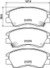 Bremsbelagsatz, Scheibenbremse HELLA 8DB 355 005-781 Bild Bremsbelagsatz, Scheibenbremse HELLA 8DB 355 005-781