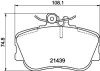 Bremsbelagsatz, Scheibenbremse Vorderachse HELLA 8DB 355 018-041 Bild Bremsbelagsatz, Scheibenbremse Vorderachse HELLA 8DB 355 018-041