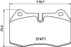 Bremsbelagsatz, Scheibenbremse HELLA 8DB 355 018-211 Bild Bremsbelagsatz, Scheibenbremse HELLA 8DB 355 018-211