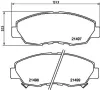 Bremsbelagsatz, Scheibenbremse HELLA 8DB 355 016-511 Bild Bremsbelagsatz, Scheibenbremse HELLA 8DB 355 016-511