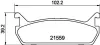 Bremsbelagsatz, Scheibenbremse HELLA 8DB 355 016-601 Bild Bremsbelagsatz, Scheibenbremse HELLA 8DB 355 016-601